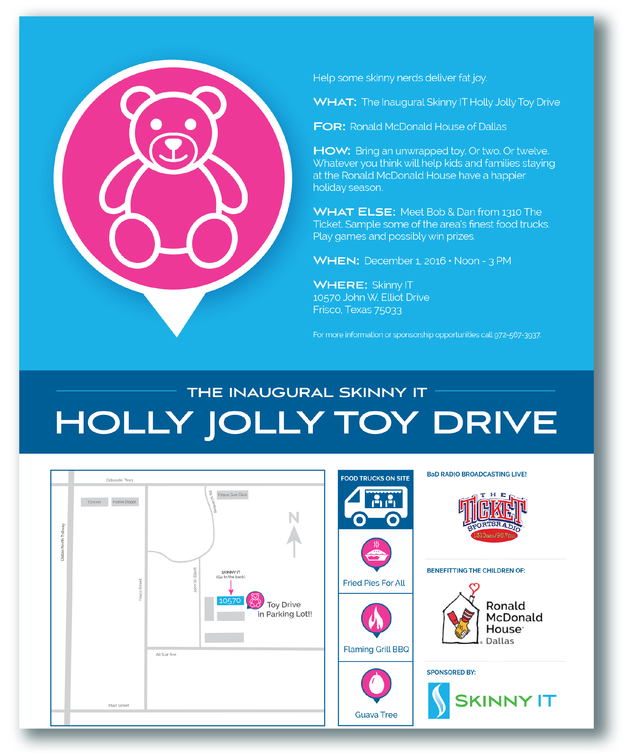 Skinny IT Holly Jolly Toy Drive